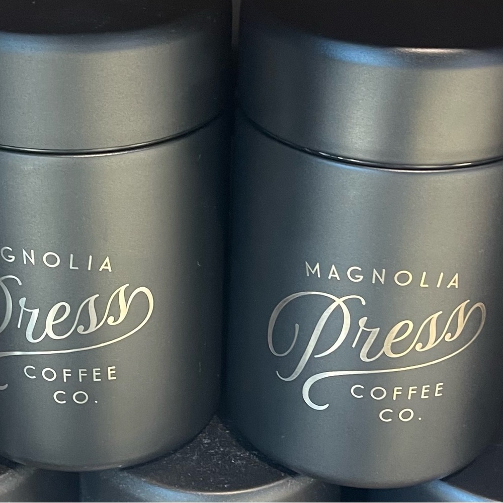 Magnolia Press Coffee Canister 2 pack bundle. From the Silos in Waco.